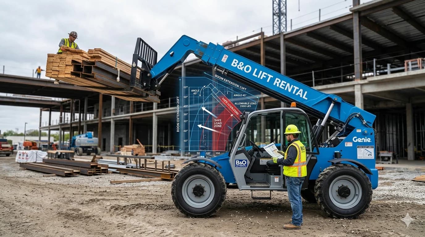 Understanding Telehandler Load Charts: Capacity, Reach, and Stability