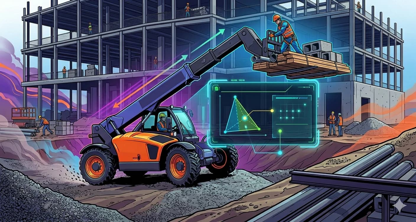 Telehandler Performance on Uneven Terrain and Load Stability