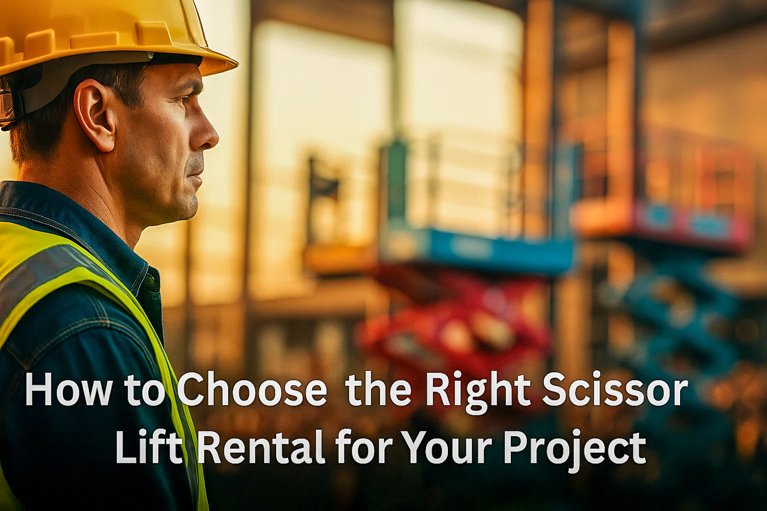 How to Choose the Right Scissor Lift Rental for Your Construction Project