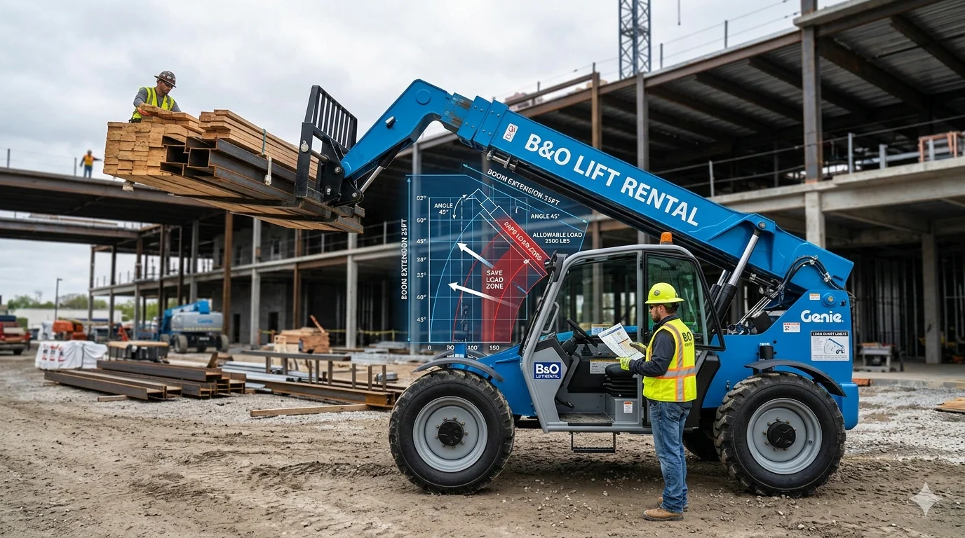 Understanding Telehandler Load Charts: Capacity, Reach, and Stability